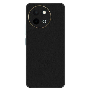 Black Leather Pattern Mobile Skin – Luxurious Look & Strong Durability