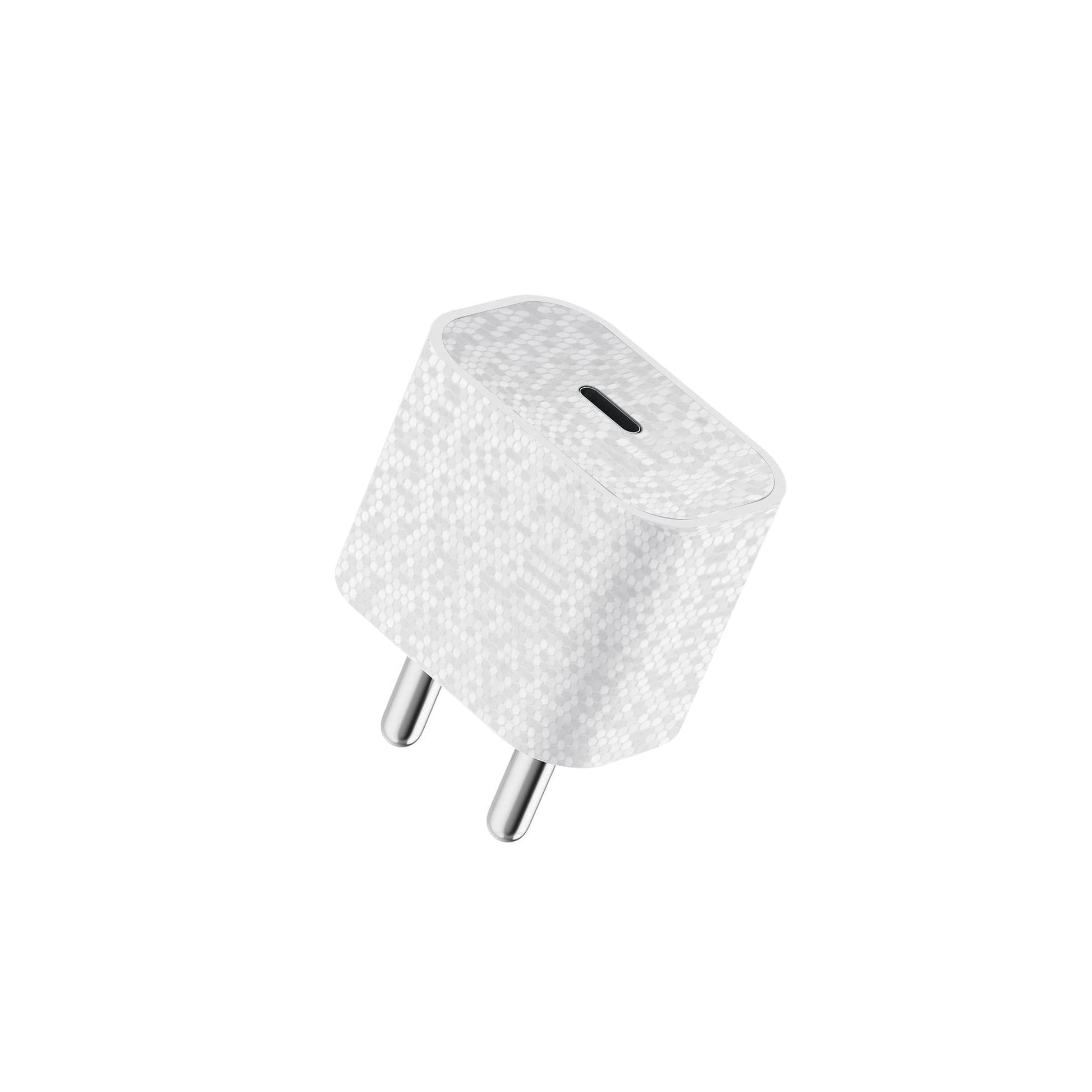Honeycomb White Textured Material
