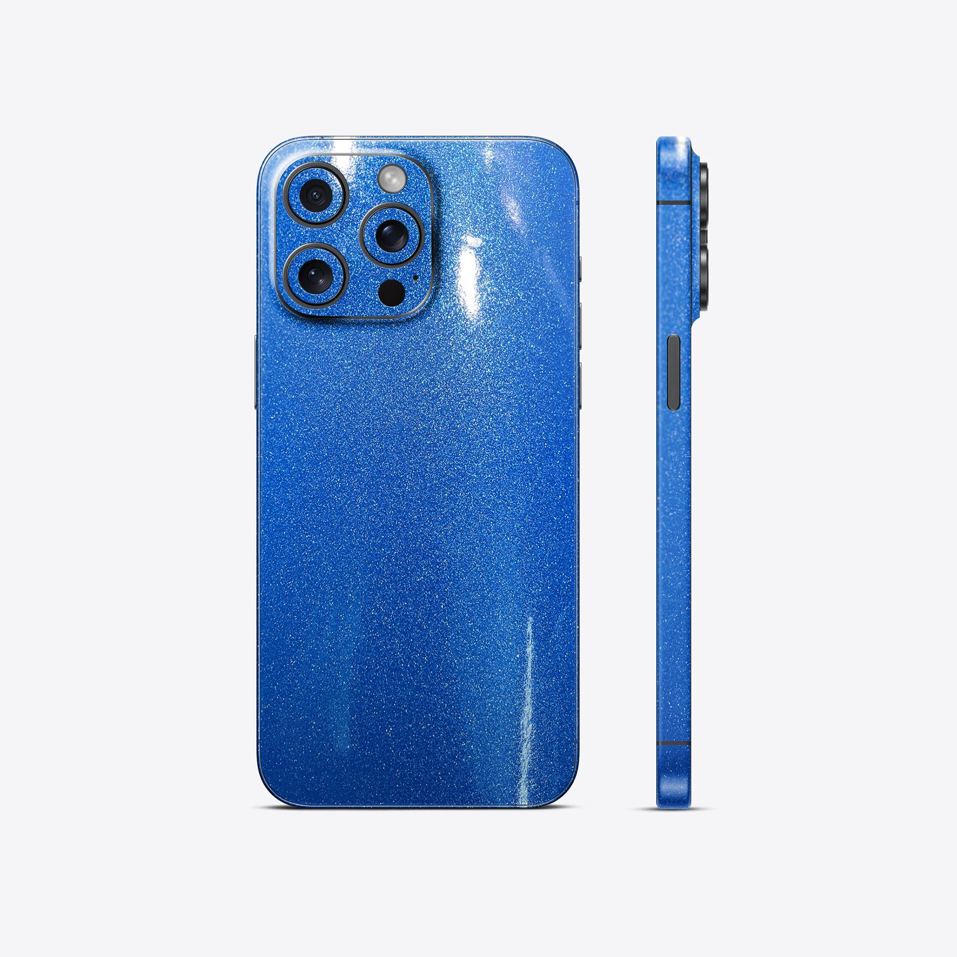 Blue Glitter Sparkle Mobile Skin - Vibrant & Shimmering Protection
