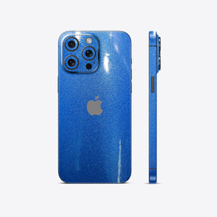 Blue Glitter Sparkle Mobile Skin - Vibrant & Shimmering Protection