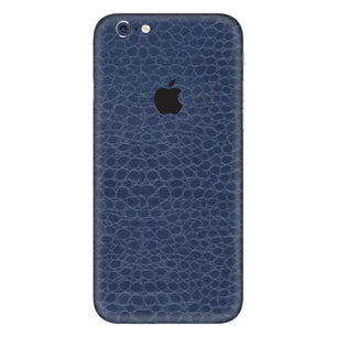 Crocodile Leather Blue Glossy Mobile Skin - Bold & Stylish Protection