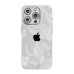 White Camouflage Textured Mobile Skin - Sleek & Minimalist Protection