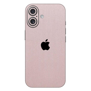 Linen Cyan Pink Mobile Skin - Soft & Stylish Fabric Texture