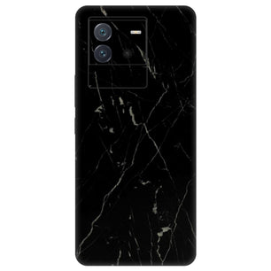 Black Marble White Stripes Textured Skins - Elegant & Durable Protection