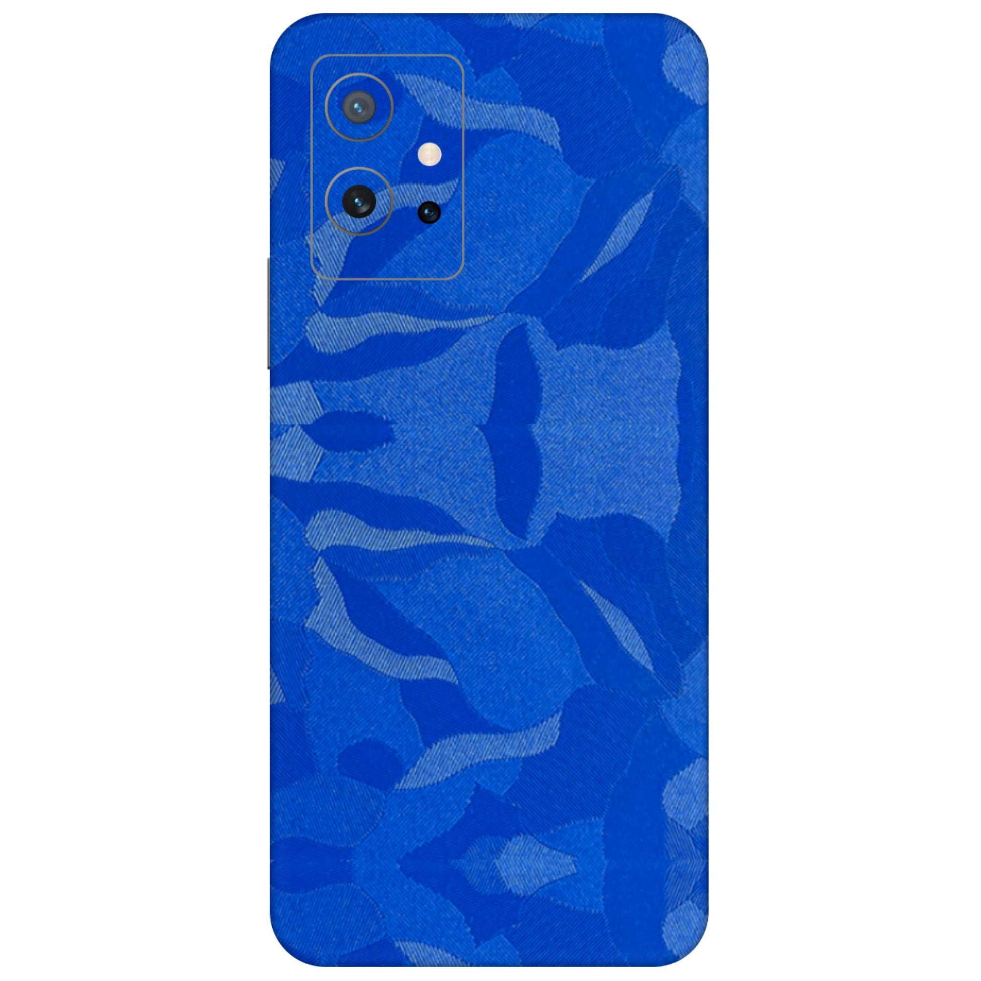 Blue Camouflage Textured Mobile Skin - Bold &amp; Stylish Protection