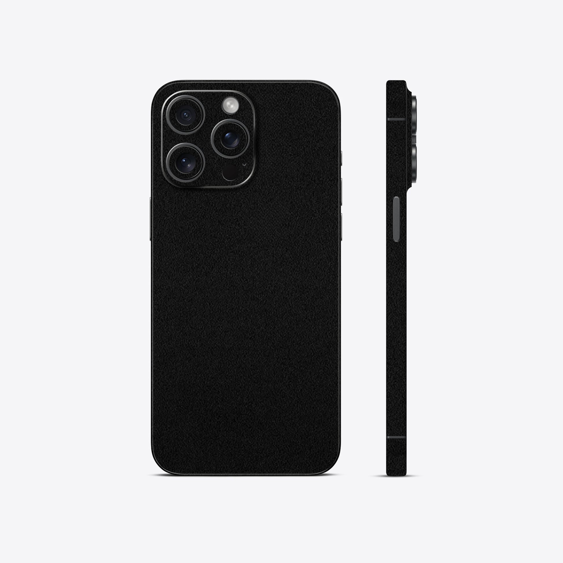 Matte Black Mobile Skin - Sleek & Minimalist Protection