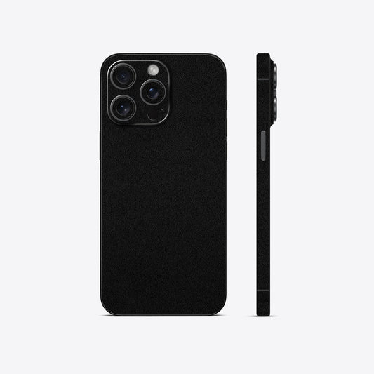 Matte Black Mobile Skin - Sleek & Minimalist Protection