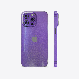 Purple Sparkle Glitter Mobile Skin - Bold & Shimmering Style